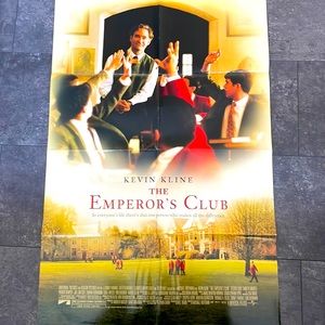 The Emperors Club. Double sided Original Movie House Full Sheet Poster